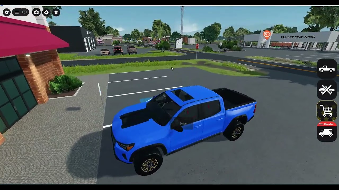 Repairing trucks. dont mind the semi driver we could not find a good one