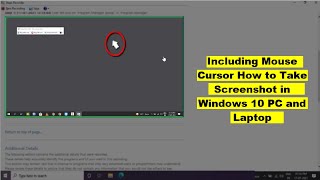 How to Take a Screenshot with a Visible Mouse Cursor in Windows 10 Wealth