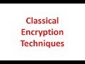 2. Explore Classic Encryption Techniques: Monoalphabetic, Playfair, Vigenère & More 🔐