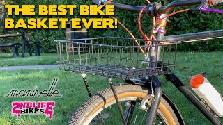 Manivelle The Best Basket Ever - ultimate bike packing basket bike rack.