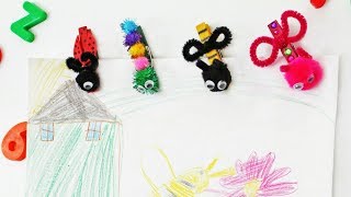 DIY Bug Clothespin Magnets DIY Bug Clothespin Magnets