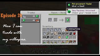 Return to Java episode 20 - Now I can trade with my villagers.