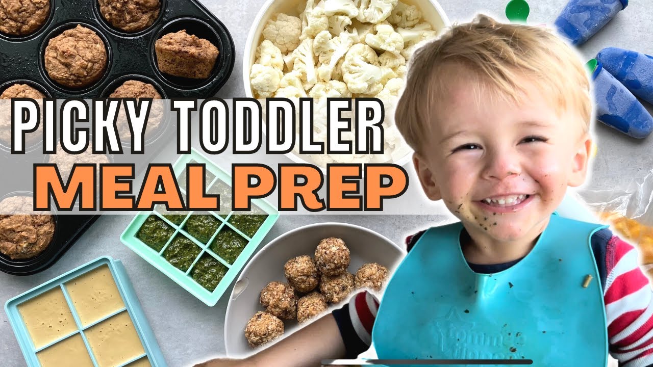 PICKY TODDLER MEAL PREP | Easy Make-Ahead Plant-Based Recipes that Kids