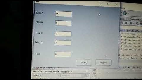 Praktek aplikasi penjumlahan sederhana dengan java programming
