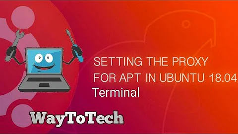 How to set proxy configuration in manual for terminal in Ubuntu18.04