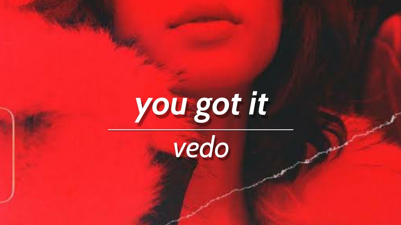 You Got It 🎶. #lyrics #yougotit #vedo #lyricsvideo #music #