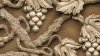 Виноградная гроздь из дерева Виноградная гроздь из дерева