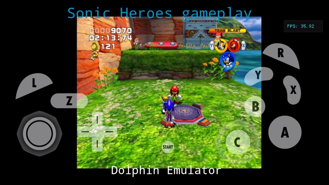 Sonic Heroes Android GamePlay Dolphin emulator - YouTube