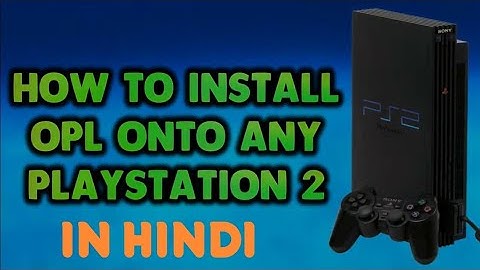 How to install opl in ps2 and play games with usb