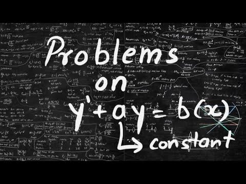 #4||Linear Differential equation