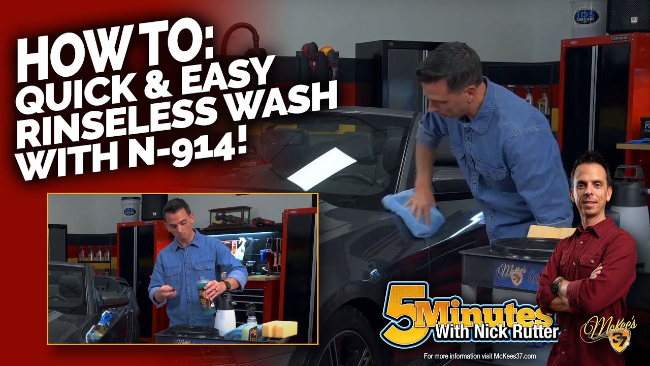 McKee's 37 N-914 Rinseless Wash, Wash Your Car Without Water