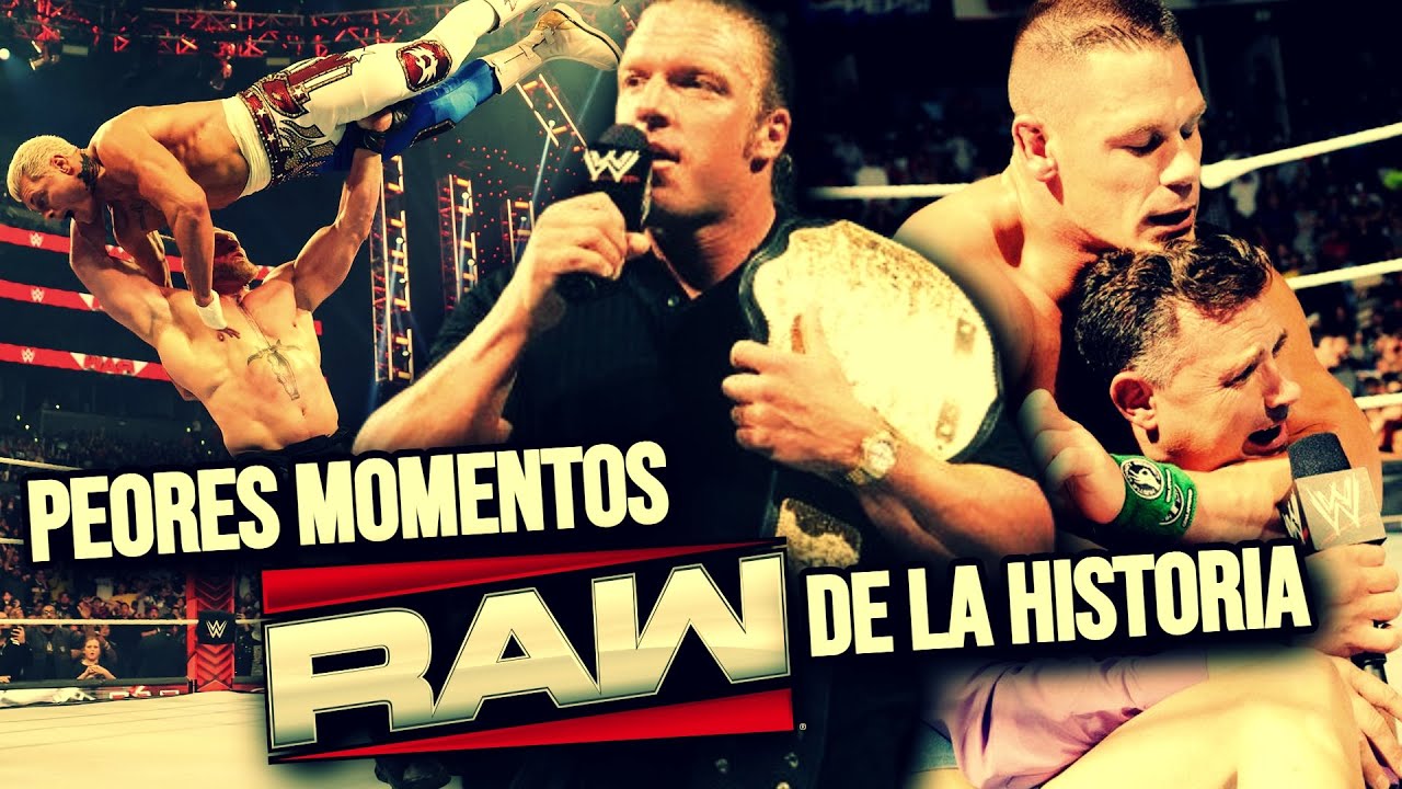 LOS 14 MOMENTOS MÁS HORRIBLES Y ODIADOS EN LA HISTORIA DE WWE RAW 🤮 | Mr. Dabliuh
