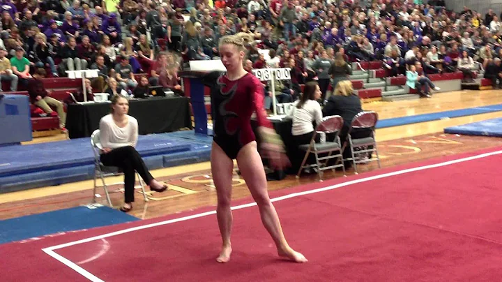 Danielle Dudley Floor @WIAC Regional 3 4 16