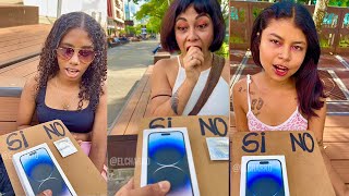 Regalando Iphone El Reto Más Viral Del Mundo