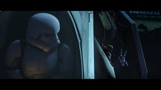 Hunter takes down an imperial ship | The Bad Batch Season 3 Episode 11