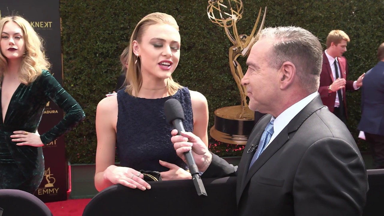 Hayley Erin Interview - General Hospital - 45th Annual Daytime Emmy Awards Red Carpet