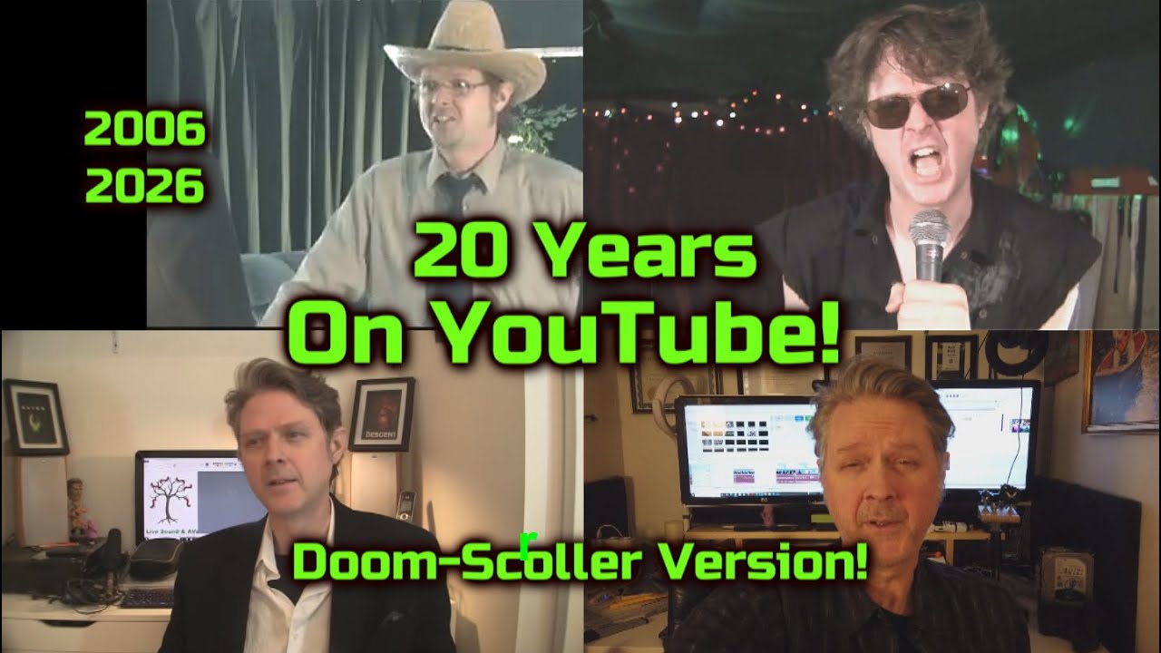 20 лет на YouTube. Версия в стиле Doom Scroller (КОРОТКАЯ!)