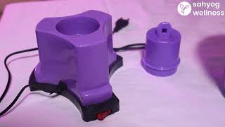 How to use Sahyog Wellness Sturdy Steam Vaporizer with Safety Switch
