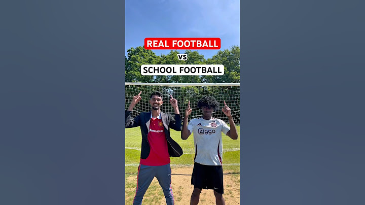 REAL FOOTBALL vs SCHOOL FOOTBALL 👀🔥