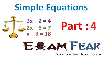 Maths Simple Equation part 4 (Questions: Setting up Equation) CBSE Class 7  Mathematics VII