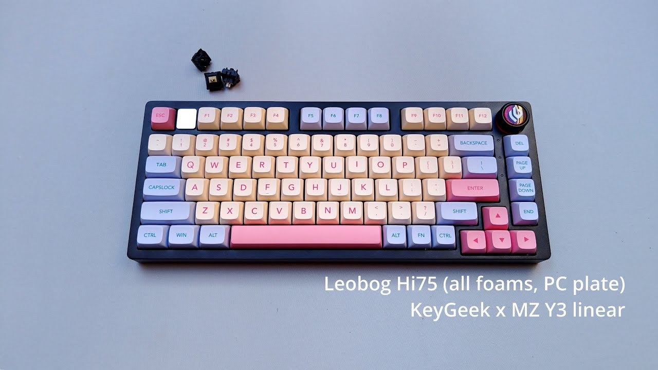 Creamy and smooth | KeyGeek x MZ Y3 | Leobog Hi75 | sound test