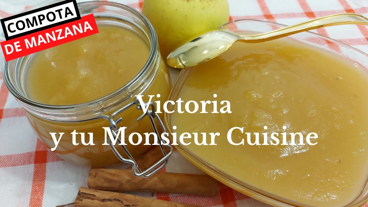 COMPOTA DE MANZANA BUENÍSIMA en Monsieur Cuisine y Thermomix