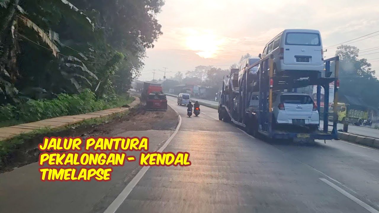 Timelapse Road Trip Jalur Pantura Pekalongan - Kendal
