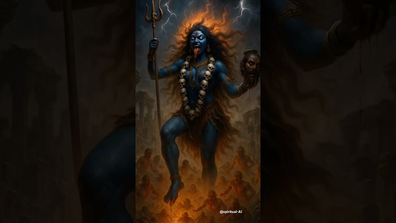 “The Moment Maa Kali’s Rage Met Lord Shiva’s calm”..🙏🔱 