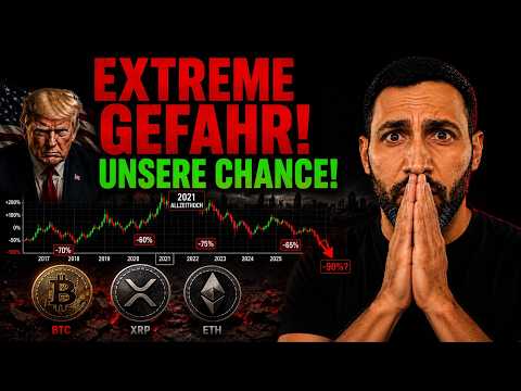 Bitcoin: Das haben wir zuletzt KURZ VORM RIESEN-CRASH gesehen!😳