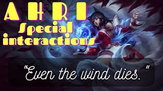 Ahri Special Interactions - English Subled 2022
