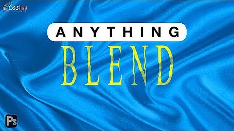 Blend Effect in Photoshop Tutorial | Photoshop Tutorial #blendeffect #csshint #photoshoptutorial
