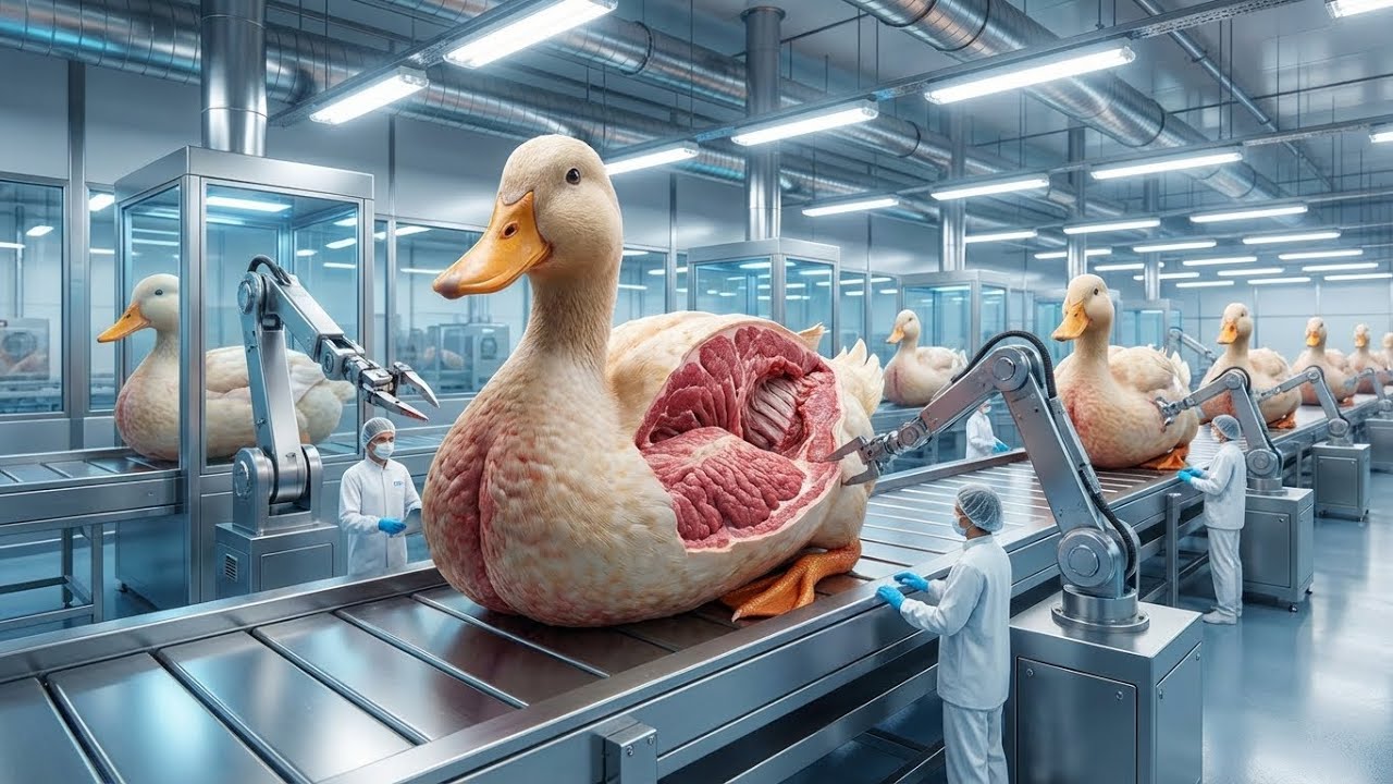 Inside Modern Duck Meat Factory | What Really happens inside?