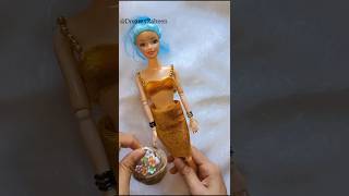 DIY Barbie Dress 😱 @MansisHandmade #recreation #shorts @DreamyZaheen