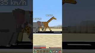 Giant Race: Giraffe vs Elephant 🦒🐘Speed challenge #GiantRace #GiraffeVsElephant #minecraft