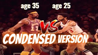 Kareem Abdul-Jabbar Vs. Wilt Chamberlain Condensed Highlights