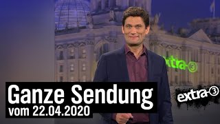 Extra 3 vom 22.04.2020 mit Christian Ehring