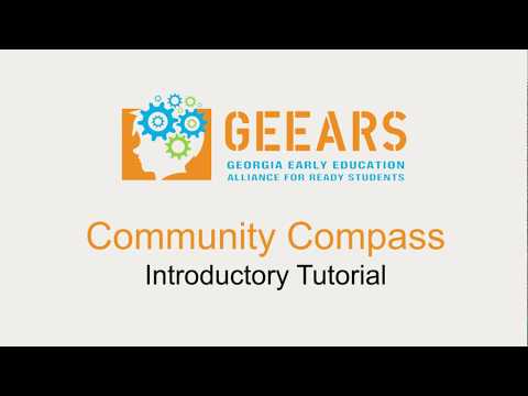 GEEARS Community Compass Introductory Tutorial