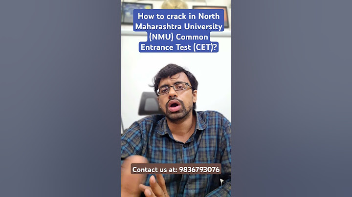 स्मार्ट तैयारी रणनीतियों के साथ NMU CET 2025 को क्रैक करें! #NMUCET2025 #CETPrep #NMUExam #Entran...