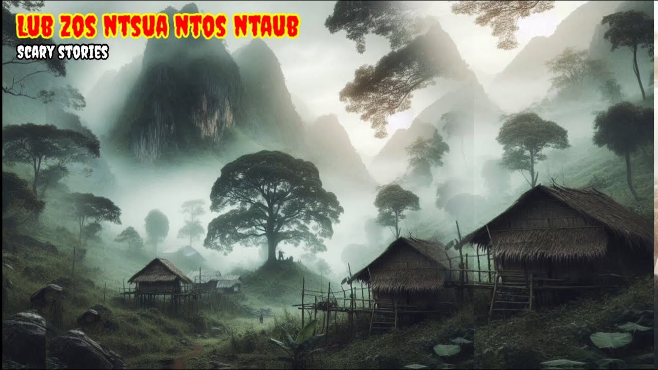Dab neeg Lub zos tsua ntos ntaub Scary story 