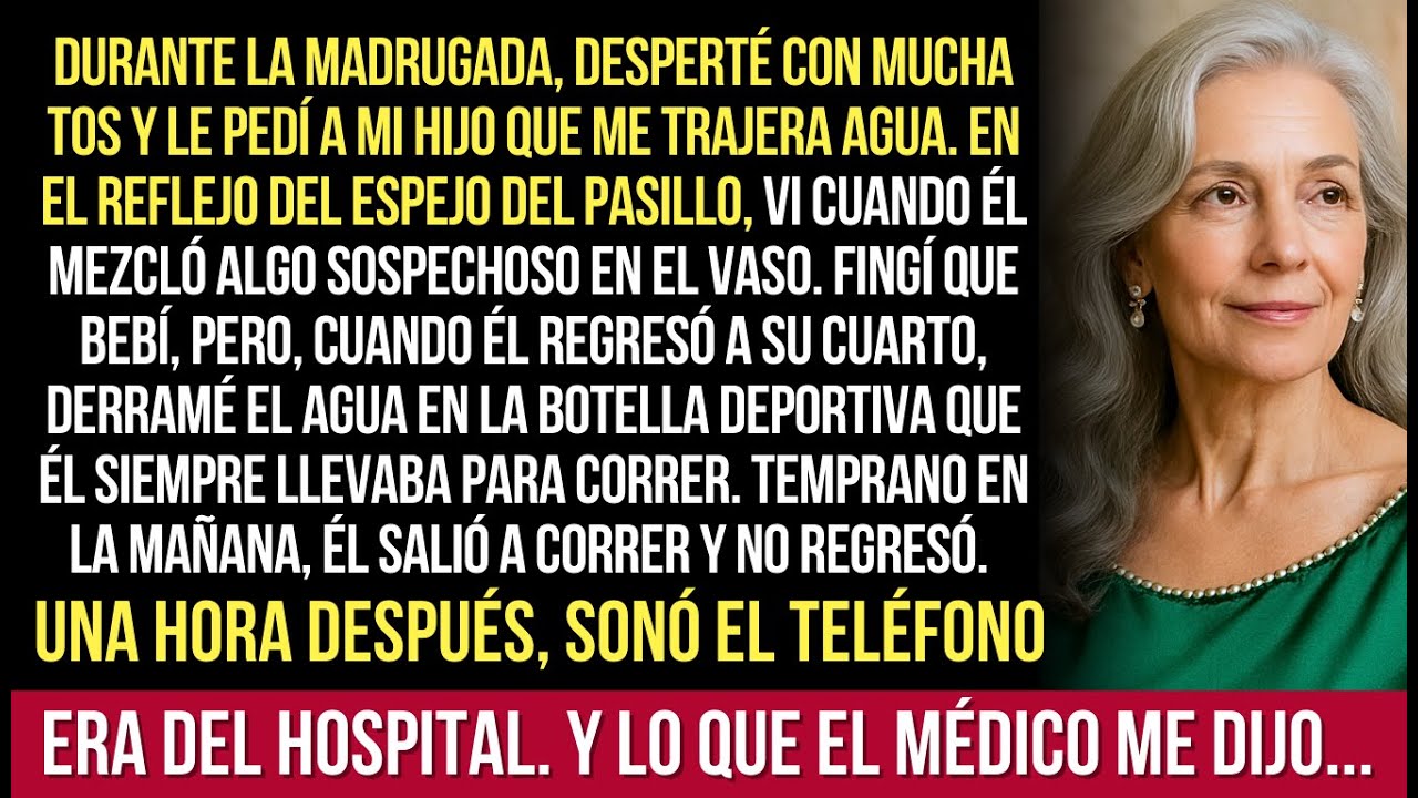 Mi Hijo Puso Algo En Mi Vaso De Agua. Pero Yo Puse Todo En Su Botella Para Correr, Y Por La Mañana..