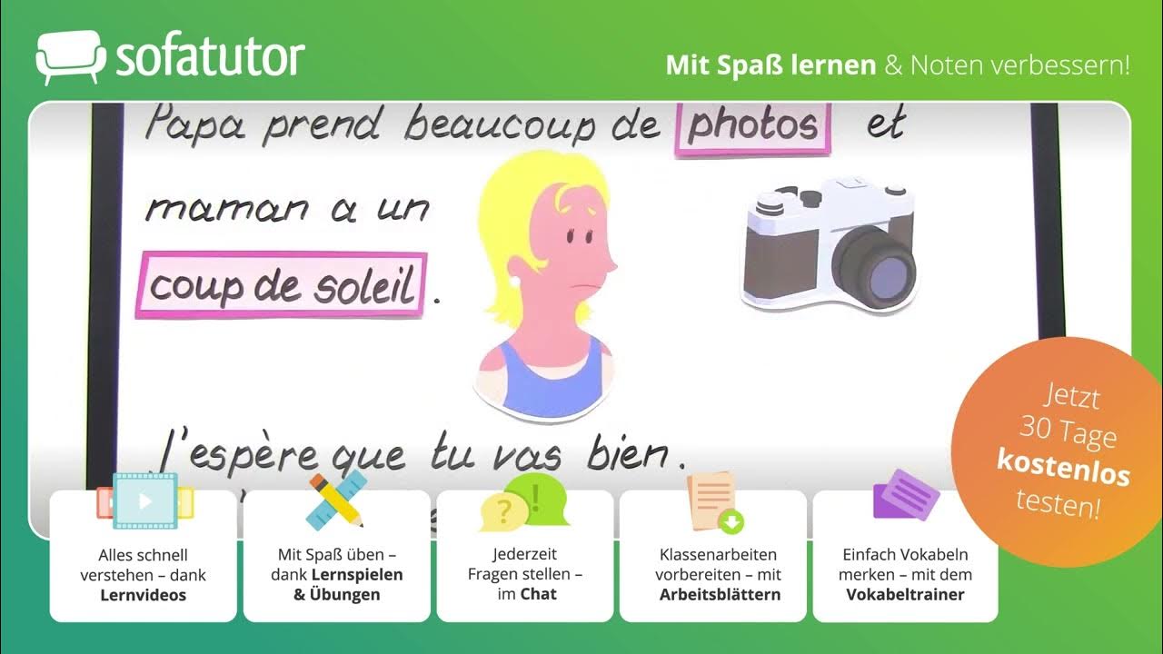 Französisch eine Postkarte schreiben Formulierungen & Beispiele YouTube