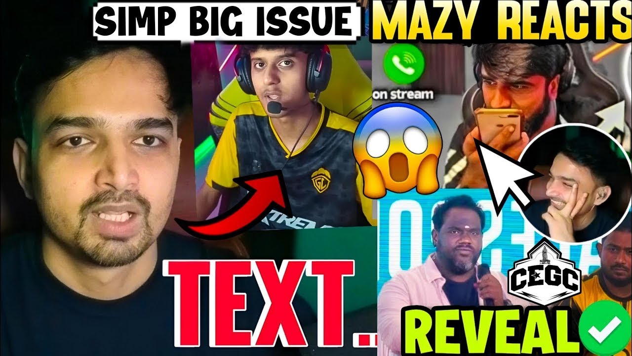 Mazy TEXT Hector for Simp Related GODL Issue😱 CEGC New Zone Meta🚨 Mazy reacts Ghatak Past Contro