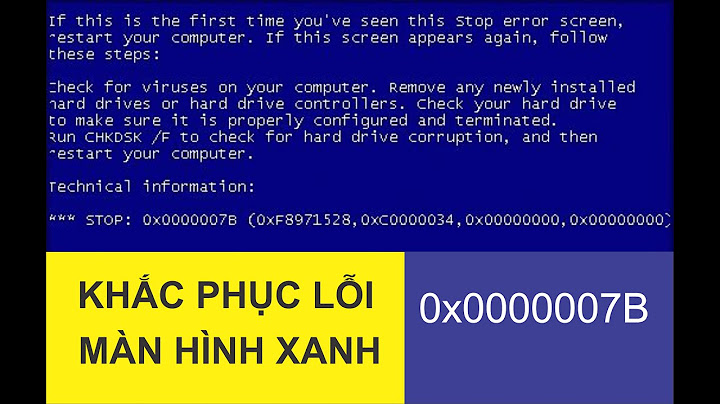 Lỗi màn hình xanh win 7 tu shutdown may năm 2024