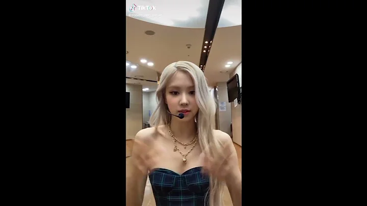 Rosé updated new video on tiktok