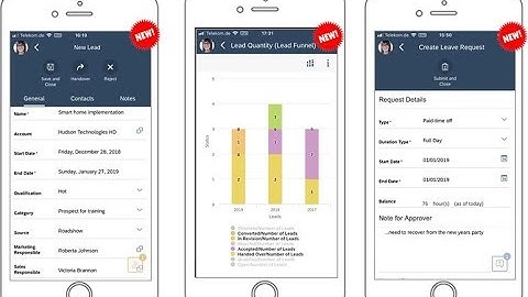 SAP Business ByDesign: 1902 new smartphone apps