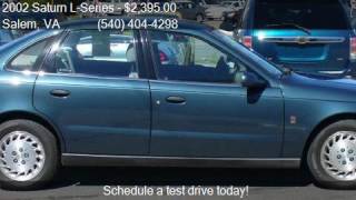 Athlete Statistics 2002 Saturn L-Series L100 4dr Sedan for sale in Salem, VA 24