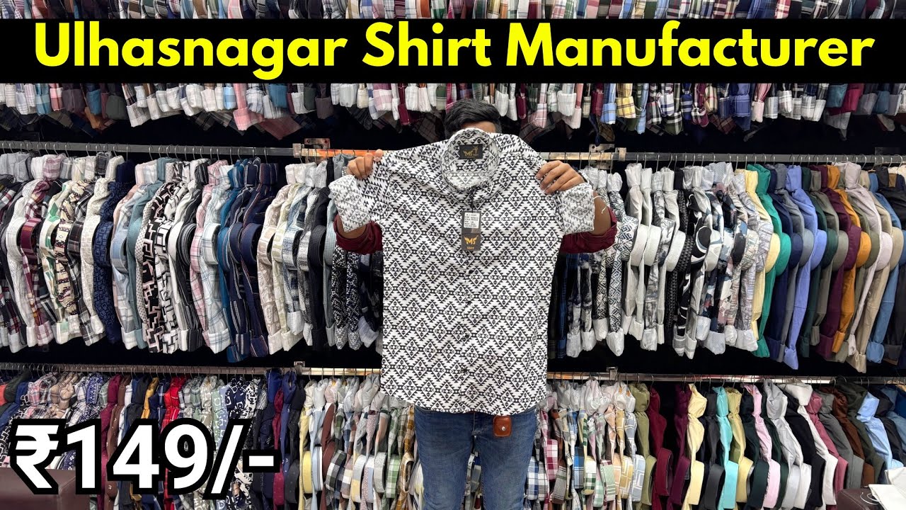 Shirts ₹149/-Ulhasnagar Shirts Manufacturer ||Mumbai Shirt Wholesale Market || Mj Fashion Ulhasnagar