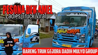 #trukoleng #dekamel #djtiktokviral pesona dek amel dengan truk kejora dadi Mulyo