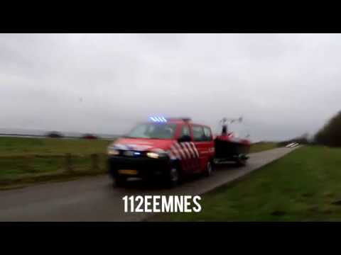 14-2801+14-2811 Met spoed naar een mogelijk neergestort vliegtuigje in Blaricum