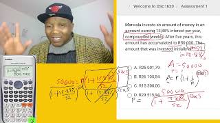 DSC1630 - Financial mathematics - Mntwana Wabantu